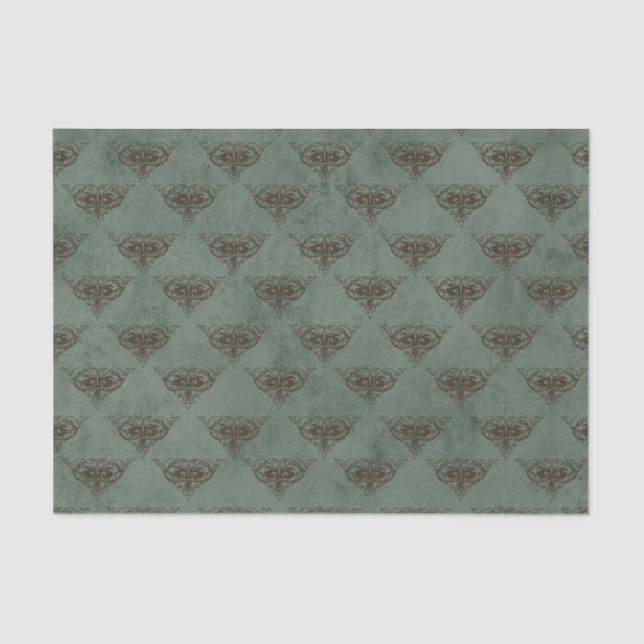 Vintag Damask Seidenpapier (Vorderseite)