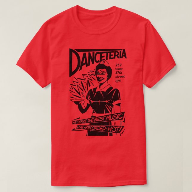 Vintag Danceteria Defunktional Nightclub NYC 70er  T-Shirt (Design vorne)