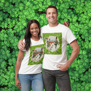 Vintag Dancing Irish Couple St Patrick's Unisex T-Shirt