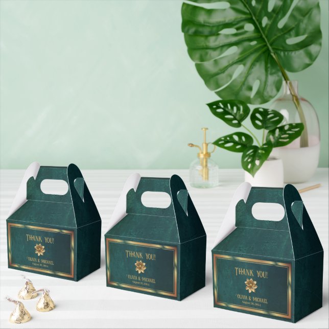 Vintag Dark Green Vielen Dank Geschenkschachtel (Zahlreiche)