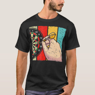 Vintag Darts Sport Turnier Arrows Thrower T-Shirt