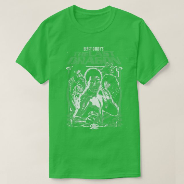 Vintag Das letzte Dragon Halftone TShirt (Design vorne)