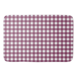 Vintag Deep Pink Karo Gingham Pattern Badematte