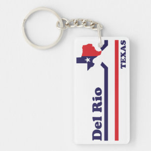 Vintag Del Rio Texas Schlüsselanhänger