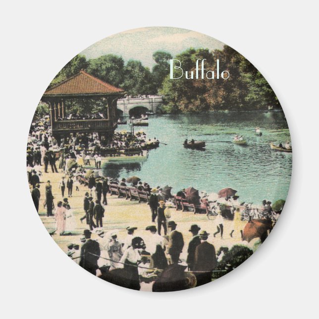 Vintag Delaware Park Magnet (Vorne)