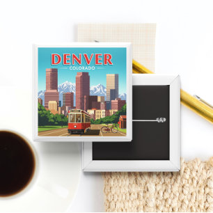 Vintag Denver Colorado Button