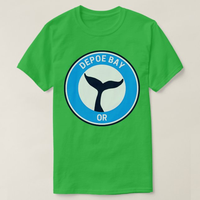 Vintag Depoe Bay Oregon T-Shirt (Design vorne)