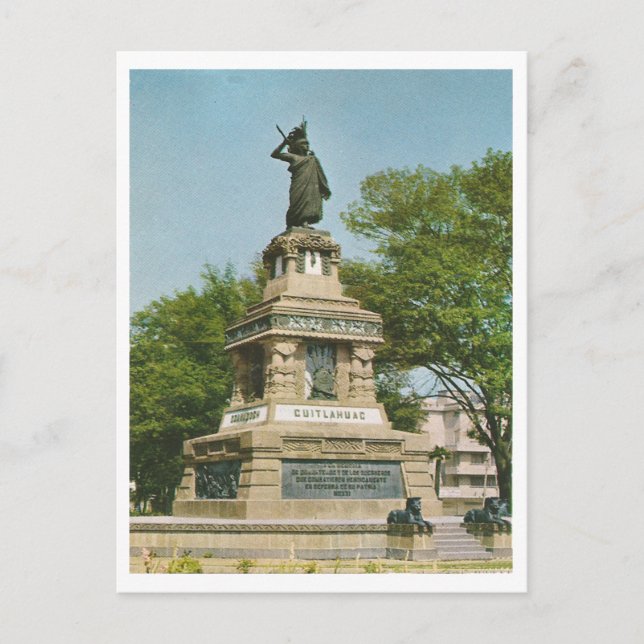 Vintag der letzte Aztekenimporteur Postkarte (Vorderseite)