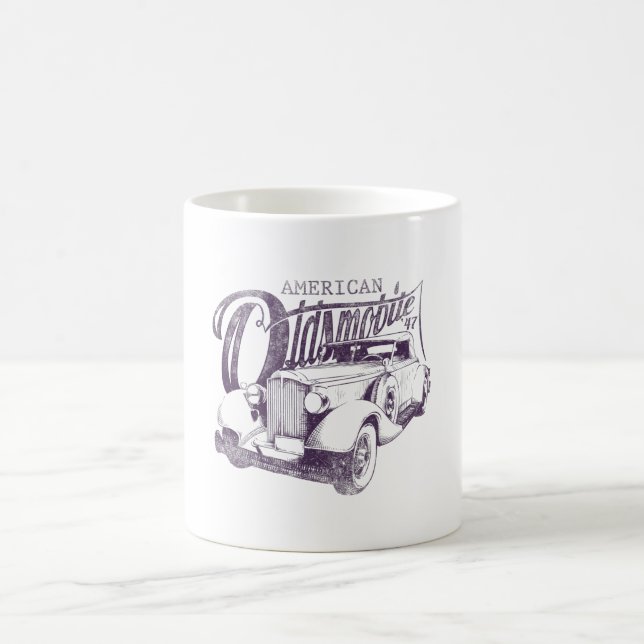 Vintag Design American Oldsmobile Kaffeetasse (Mittel)