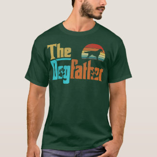 Vintag Die Hundekuh des Dogvaters mit flachem Über T-Shirt