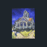 Vintag Die Kirche in Auvers-sur-Oise von Van Gogh Leinwanddruck<br><div class="desc">Eine wunderschöne Reproduktion von "Die Kirche in Auvers-sur-Oise,  View from the Chevet",  die 1890 vom renommierten postimpressionistischen niederländischen Maler Van Gogh geschaffen wurde. Das Gemälde wurde im selben Jahr erstellt,  in dem Van Gogh starb.</div>