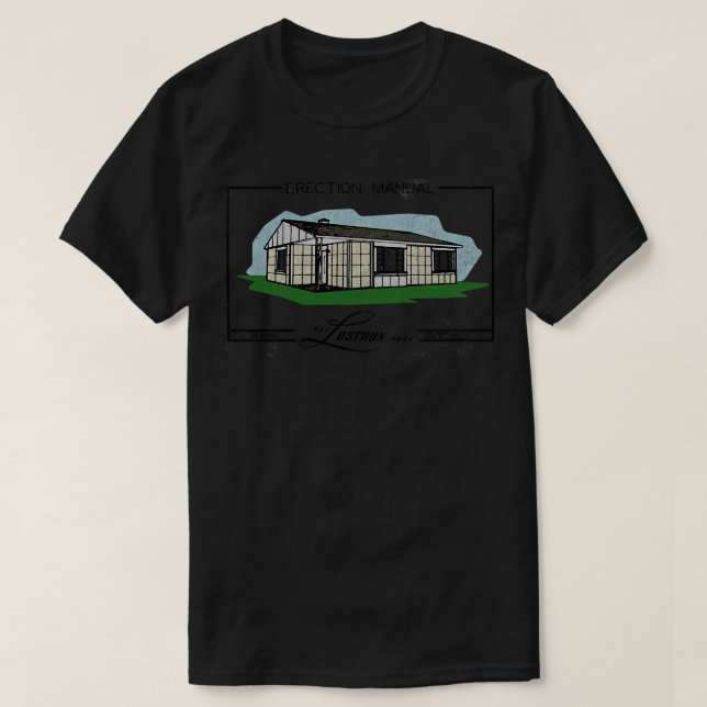 Vintag Die Lustron-Zuhause T-Shirt (Design vorne)