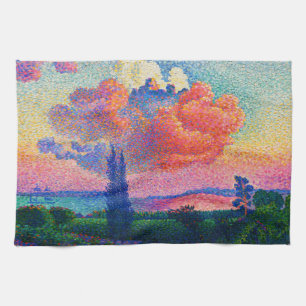 Vintag Die rosa Wolke (1896) Geschirrtuch