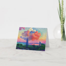 Vintag Die rosa Wolke (1896) Karte