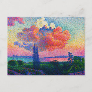 Vintag Die rosa Wolke (1896) Postkarte