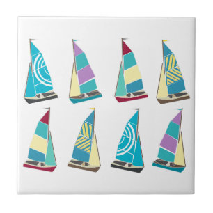 Vintag Dinghies Fliese