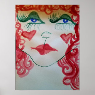 Vintag Doll Vibes Poster