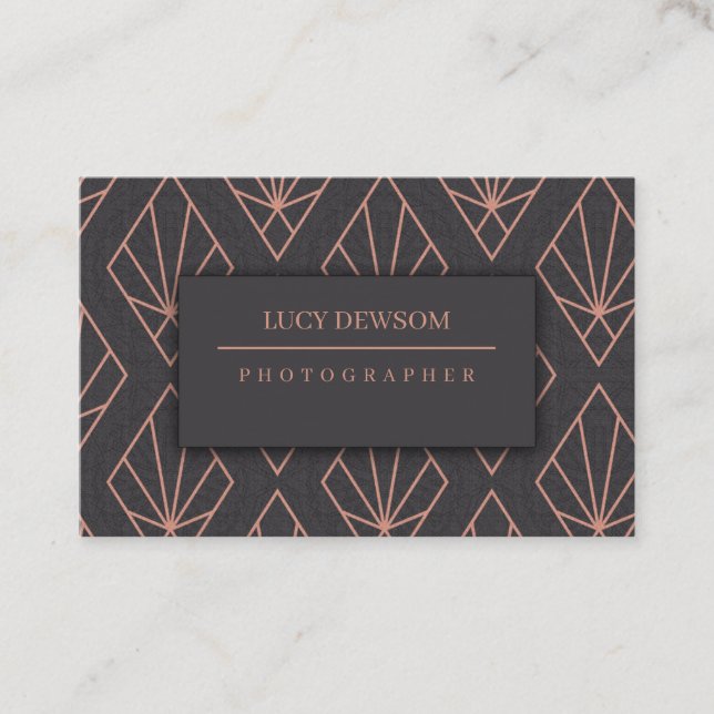 Vintag - Doppelseitige Visitenkarte (Vorderseite)