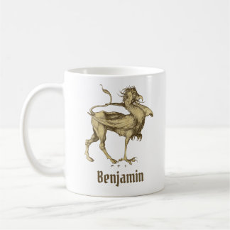 Vintag Dragon Medieval Griffin Goth Fantasy Art Kaffeetasse