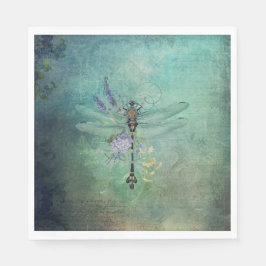 Vintag Dragonfly Paper Napkin Serviette