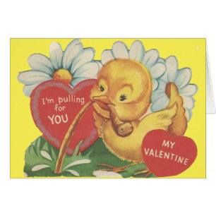 Vintag Duckling Valentine