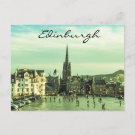 Vintag Edinburgh Postkarte