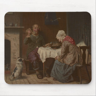 Vintag ein Segen-Lithograph Gefragt Mousepad