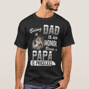Vintag ein Vater zu sein ist eine Ehre, ein Papa z T-Shirt