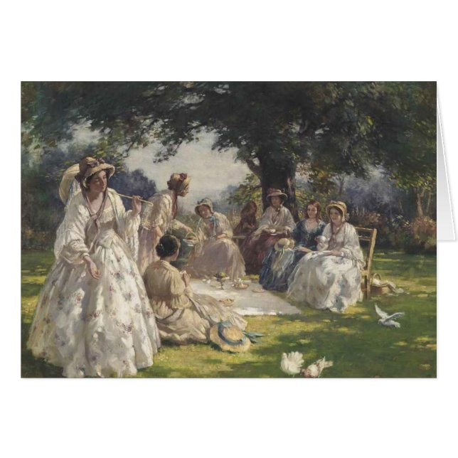 Vintag - ein Viktorianisches Picnic, (Vorderseite (Horizontal))