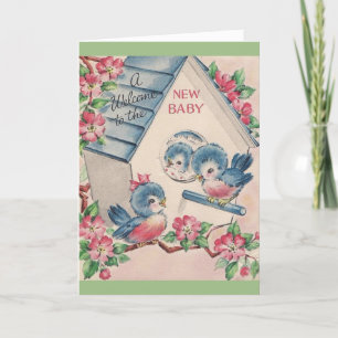 Vintag - ein Willkommen zum neuen Baby, Ankündigung