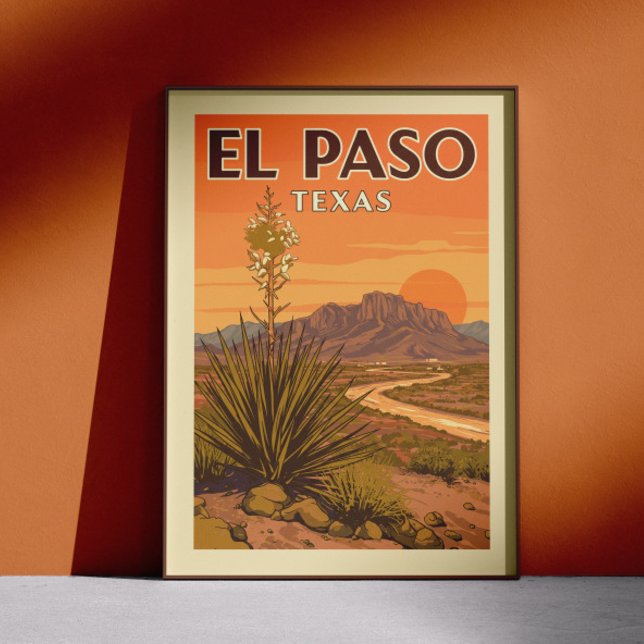 Vintag El Paso Texas Poster (Von Creator hochgeladen)