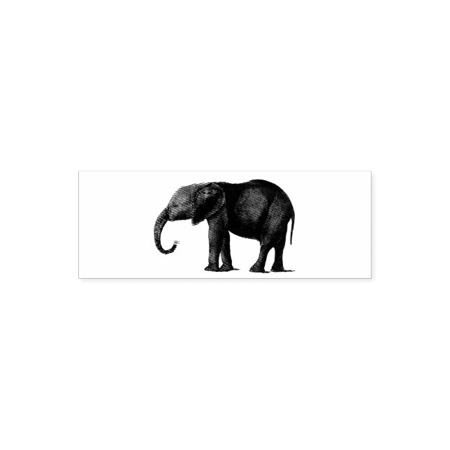 VINTAG ELEPHANT RUBBER BRIEFMARKE PERMASTEMPEL (Design)