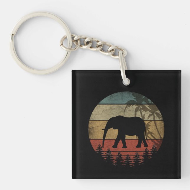 VINTAG ELEPHANT SCHLÜSSELANHÄNGER (Vorderseite)