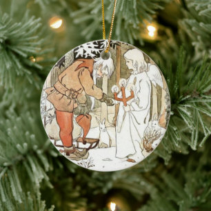 Vintag Elsa Beskow Weihnachtsschmuck