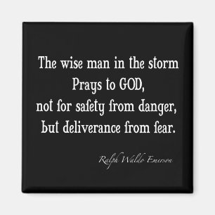 Vintag Emerson Inspiration Zitat Magnet