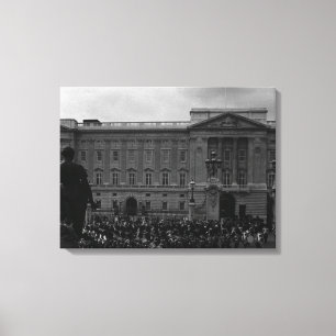Vintag England London Old Guard Buckingham Palace Leinwanddruck