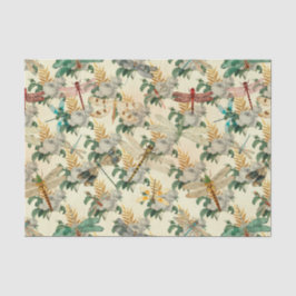 Vintag Ephemera Dragonfly Seidenpapier