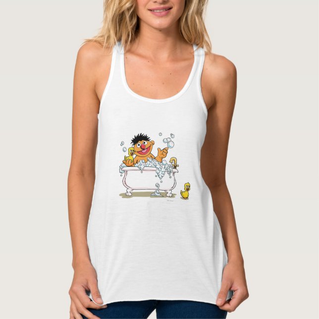 Vintag Ernie in Bathtub Tank Top (Vorderseite)