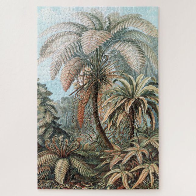Vintag Ernst Haeckel Palm Trees Poster (Vertikal)