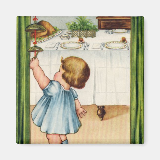 Vintag Erntedank Magnet (Vorne)