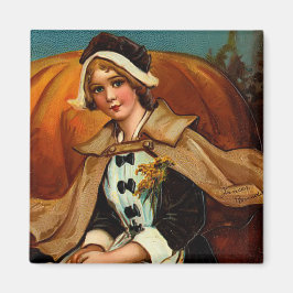 Vintag Erntedank Magnet