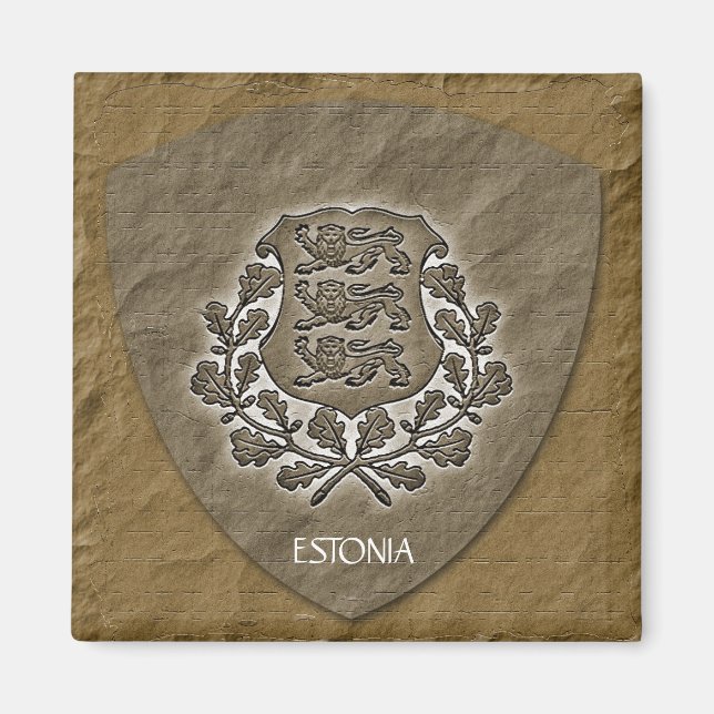 Vintag Estland Magnet! Magnet (Vorne)