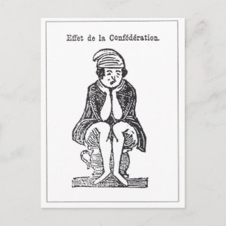 Vintag: Etfet de la Confederation Postkarte