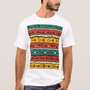 Vintag ethnisch: nahtlos traditionelles Design. T-Shirt