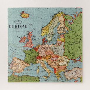 Vintag Europe 20. Jahrhundert Bacons Standardkarte