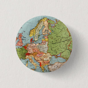 Vintag Europe 20. Jahrhundert Bacons Standardkarte Button