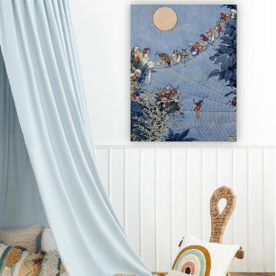 Vintag Fairy Art William Heath Robinson Poster