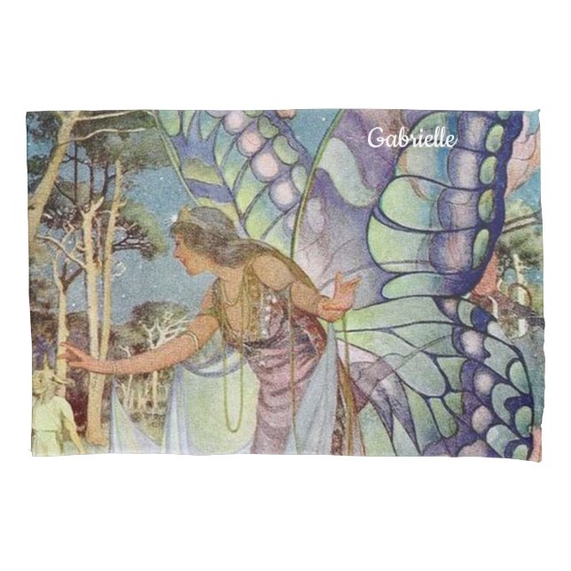 Vintag Fairy Kissenbezug (Vorderseite)