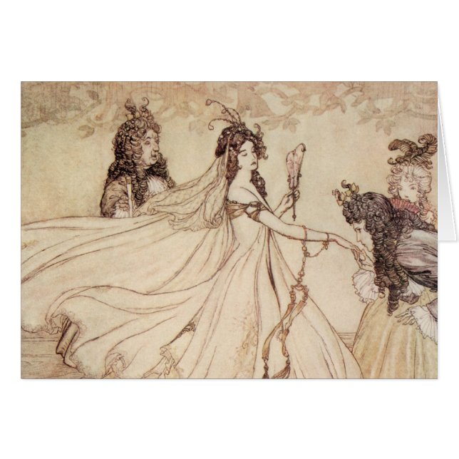 Vintag Fairy Tales, Aschenputtel von Arthur Rackha (Vorderseite (Horizontal))