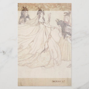 Vintag Fairy Tales, Aschenputtel von Arthur Rackha Briefpapier